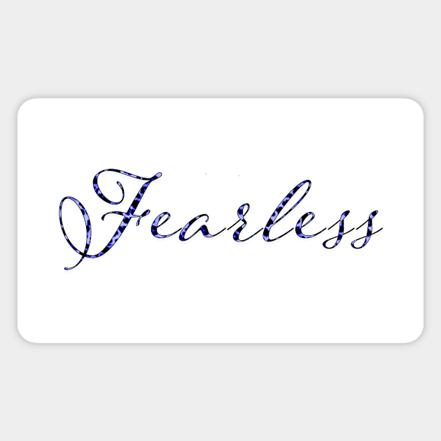 Fearless - Violet Sticker by MemeQueen